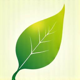 Hoja verde con un escudo, símbolo de protección de datos y naturaleza.